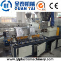 Co-Rotating Double Screw Extruder / Pet Fiber Recycling Pelletizing Machine